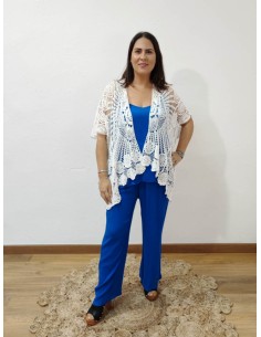 chaleco croché corto coro