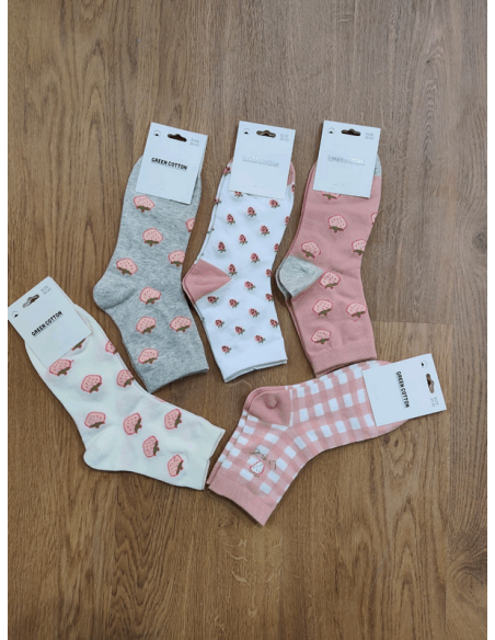 Calcetín medio fresón