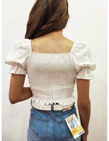 Top fruncido gitanilla