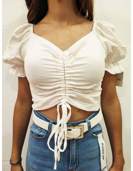 Top fruncido gitanilla