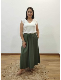 Blusa volantes lima