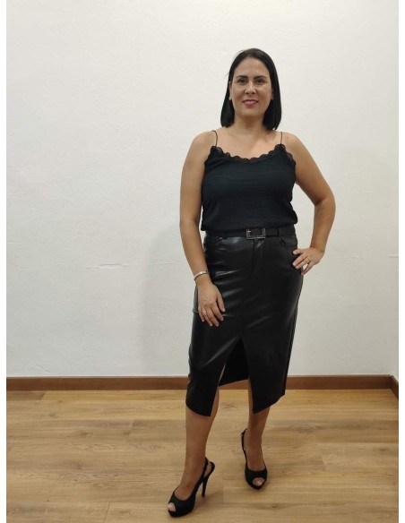 Falda polipiel valdepeñas