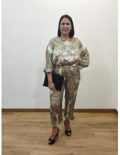 Blusa plisada conil