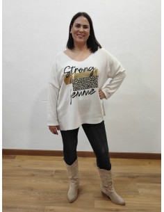 Blusa enise animal print