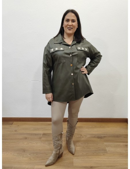 Chaqueta polipiel charles