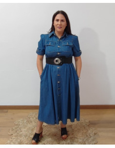 vestido vaquero midi lua
