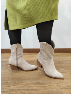 Botín de piel de ante Richard