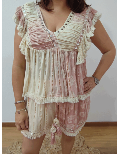 Conjunto lino delia